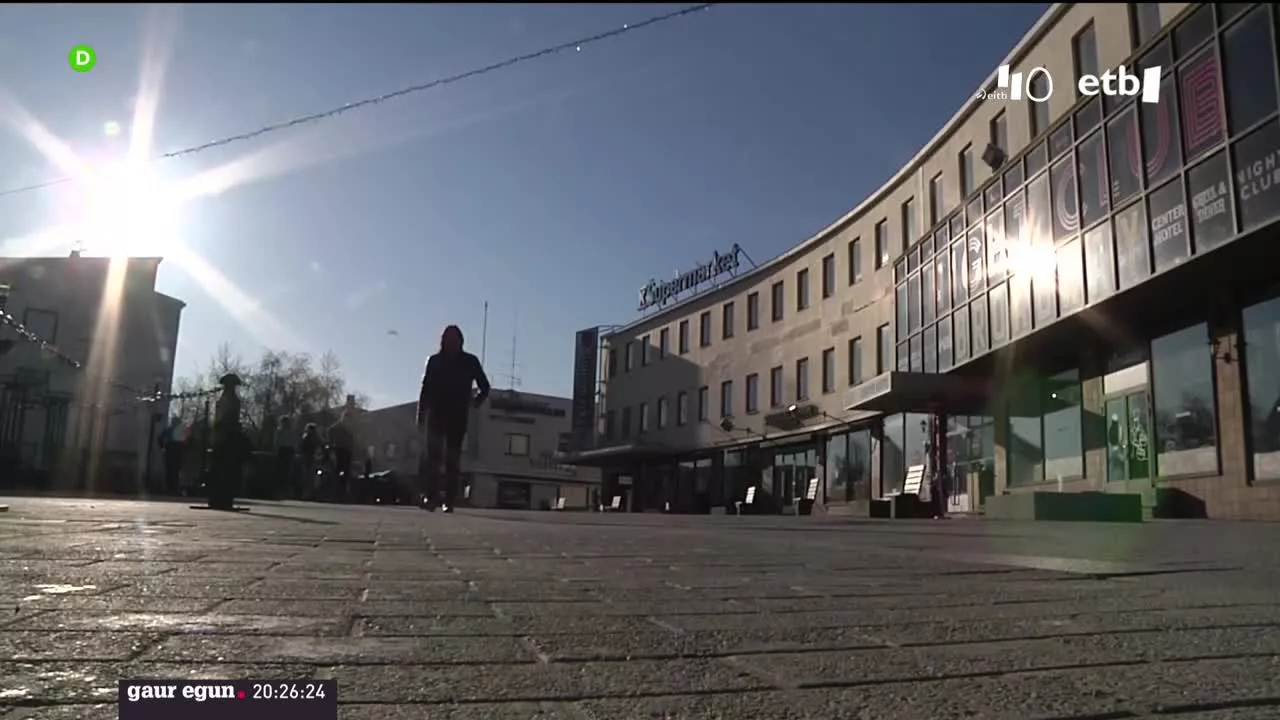 Finlandia eta Errusiarteko muga. Bideotik hartutako irudia.