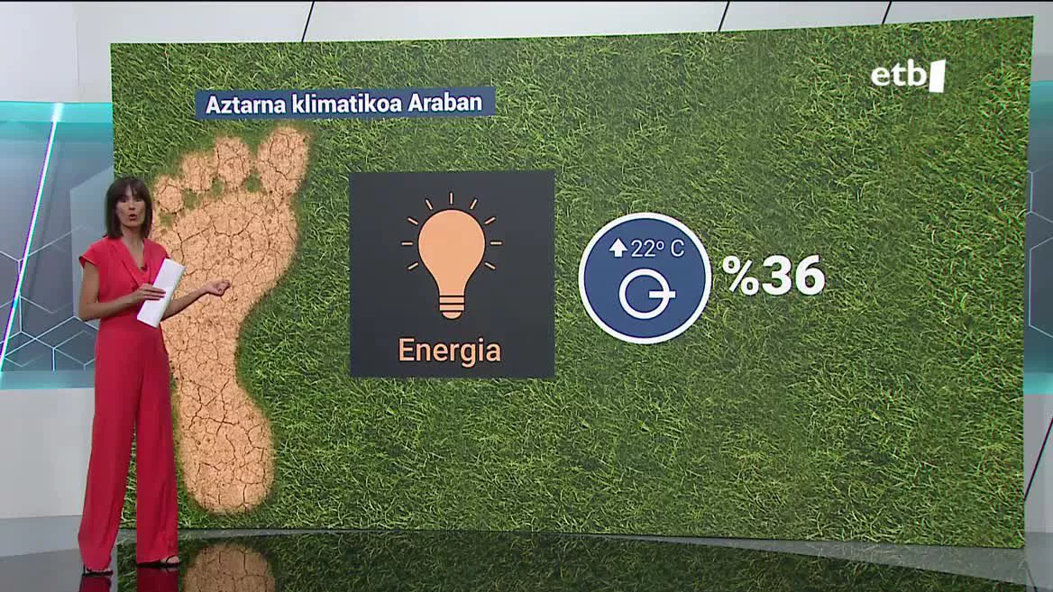 Aztarna klimatikoa Araban. Irudia: EITB Media
