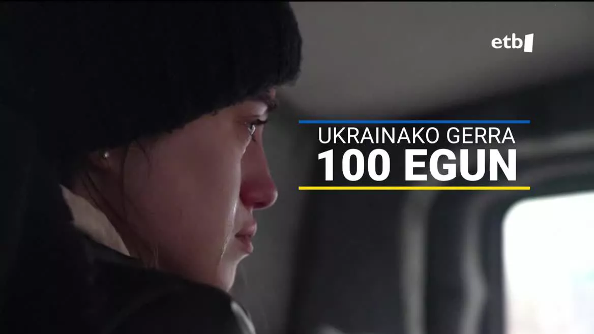 100 egun bete ditu gerrak. Agentzietako bideo batetik ateratako irudia.
