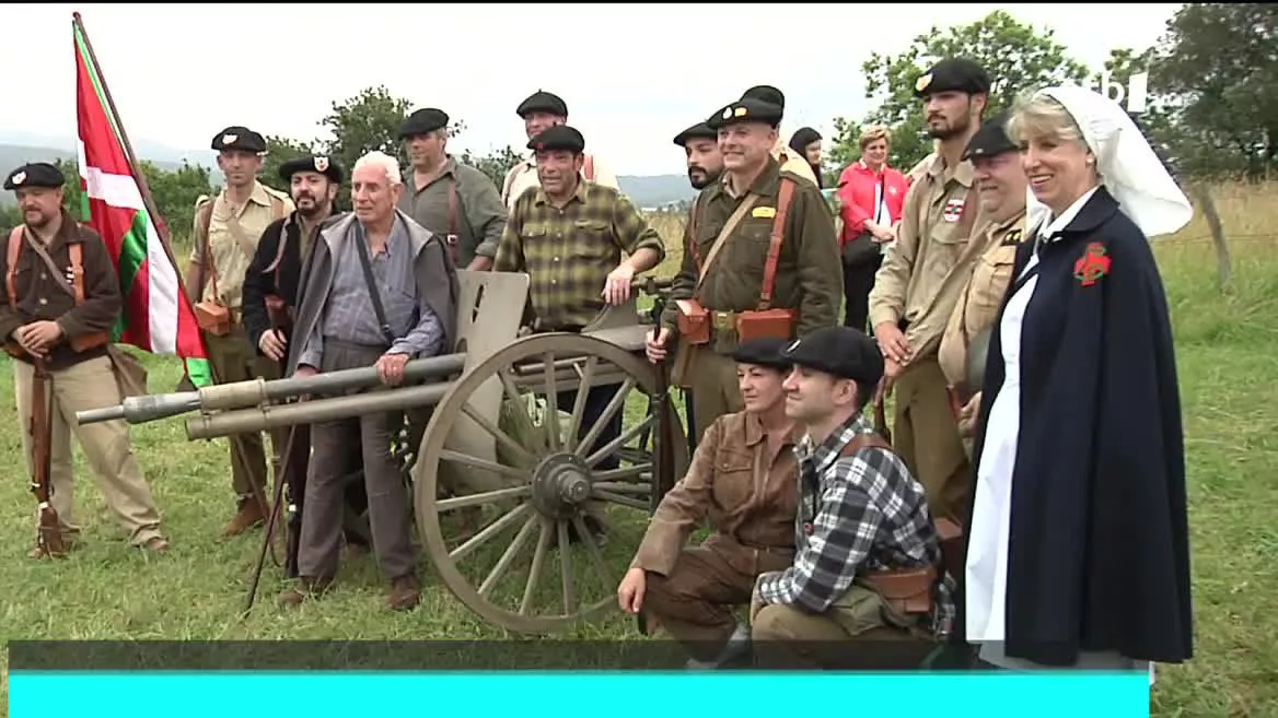 Egun hartan tropa frankistek Bilboko Burdin Hesia apurtu zuten. 100 bat lagunek parte hartu dute gertaera oroitzeko gaur egindako antzezpenean.