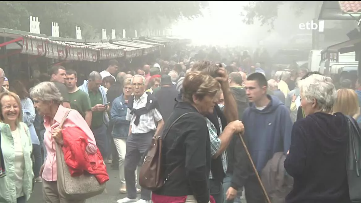 Urkiola, gaur goizean. EITB Mediaren bideo batetik ateratako irudia.