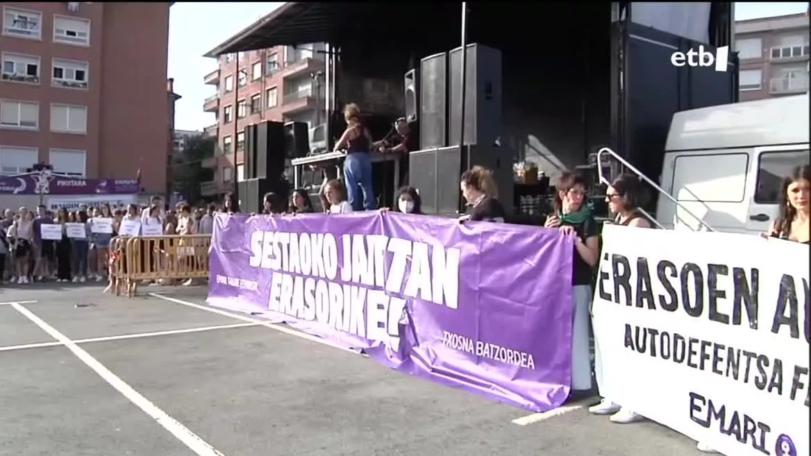 Elkarretaratzea, Sestaoko txosnagunean. Argazkia: EITB Media