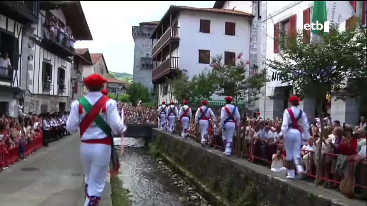 Lesaka, gaur goizean. EITB Mediaren bideo batetik ateratako irudia.