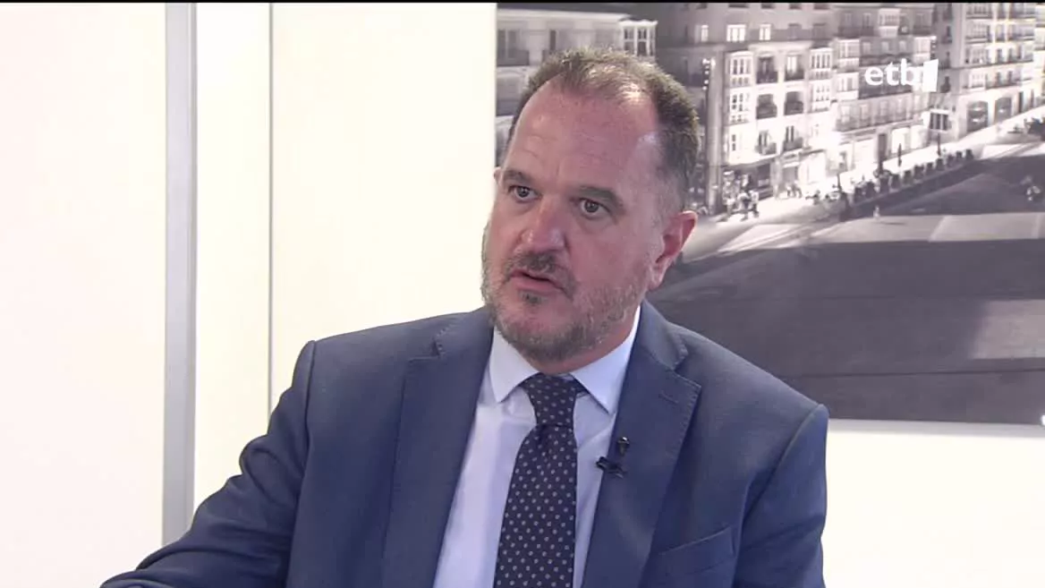 Carlos Iturgaiz. EITB Mediaren bideo batetik ateratako irudia.