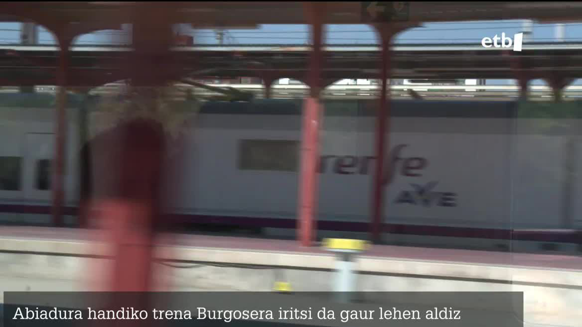 Gasteizetik espainiar Estatuko hiriburura joateko, Abiadura Handiko Trena Burgosera iritsita, hiru ordu eta hamahiru minutu beharko ditugu; Bilbotik, lau ordu eta hogeita zortzi minutu; eta Donostiatik, lau ordu eta berrogeita zortzi minutu.
