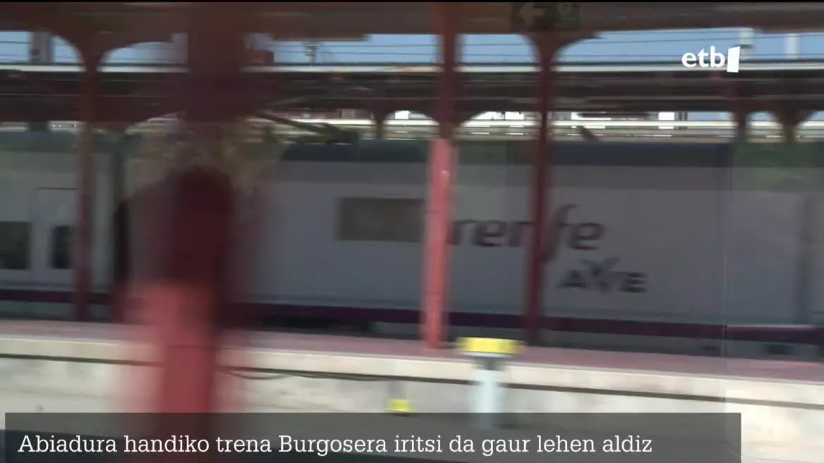 Gasteizetik espainiar Estatuko hiriburura joateko, Abiadura Handiko Trena Burgosera iritsita, hiru ordu eta hamahiru minutu beharko ditugu; Bilbotik, lau ordu eta hogeita zortzi minutu; eta Donostiatik, lau ordu eta berrogeita zortzi minutu.