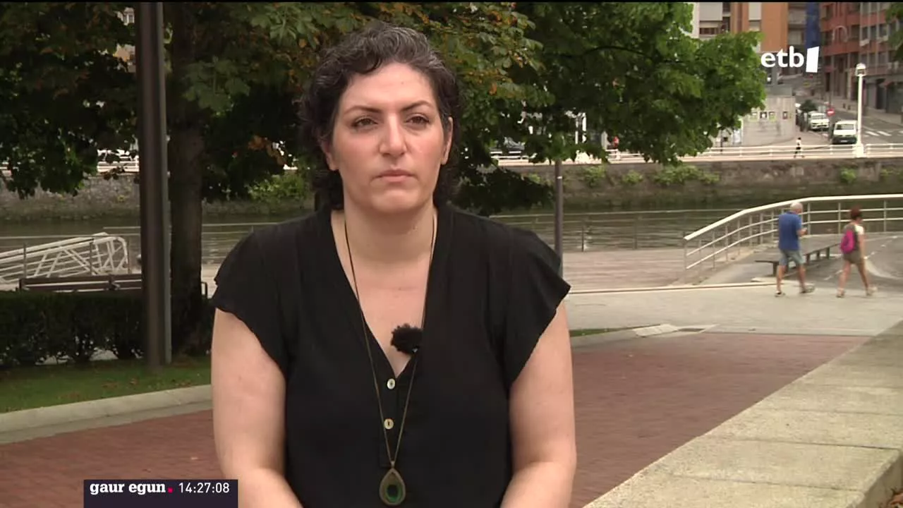 Maryam Fathi. EITB Mediaren bideo batetik ateratako argazkia.