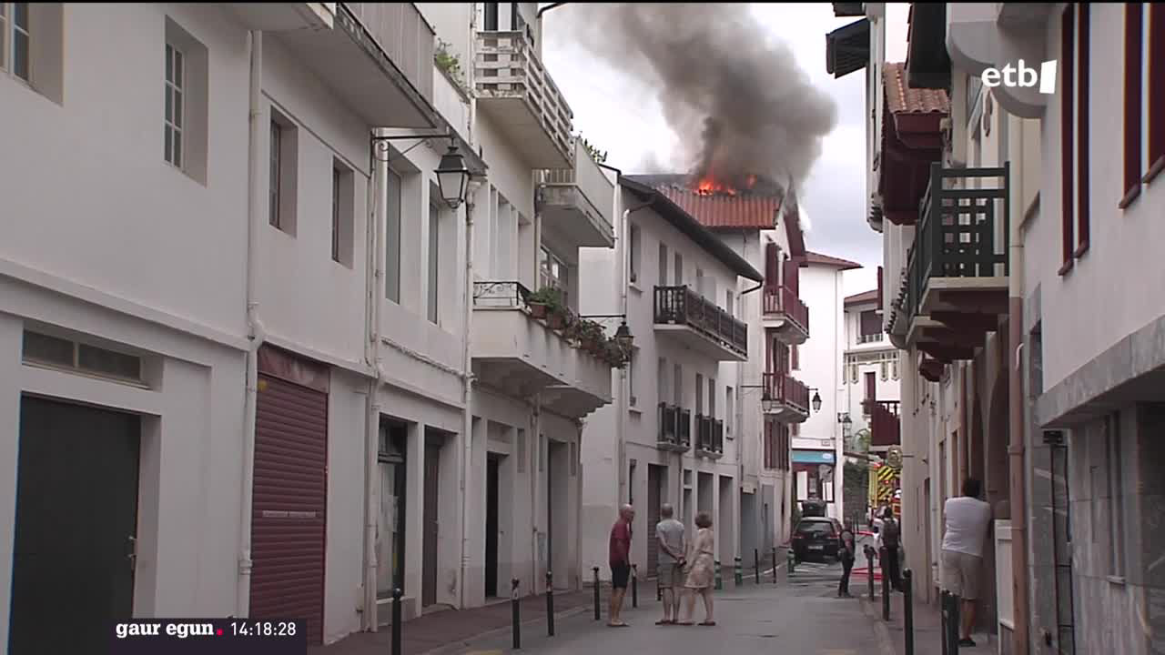 Sutearen kalea. EITB Mediaren bideo batetik ateratako argazkia.