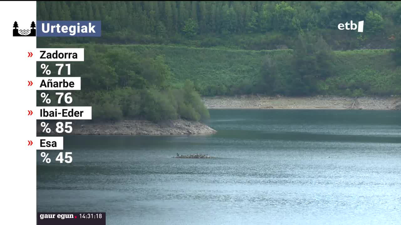 Uztailean ez du apenas euririk egin, eta urtegien mailak oraindik ondo badaude ere, erreken ur emariak dezente jaitsi dira. Ondorioz, herri askotan arazoak dituzte ur hornidurarekin.