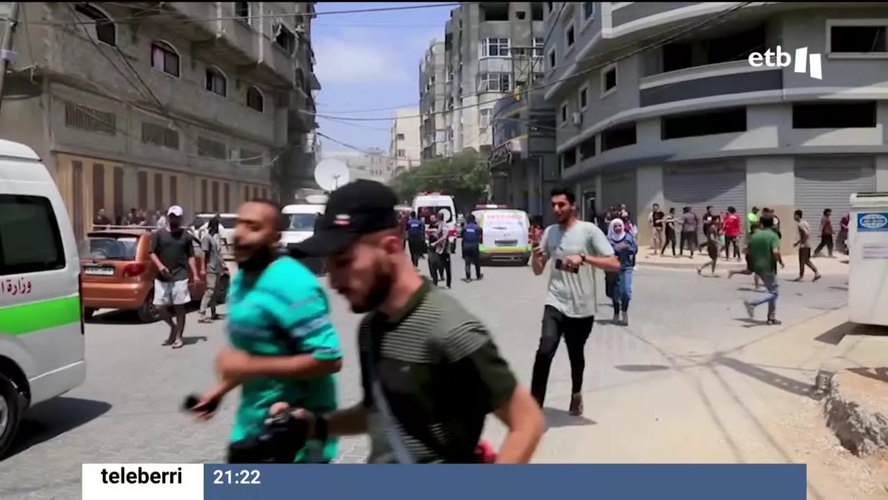 Bombardeos en Palestina