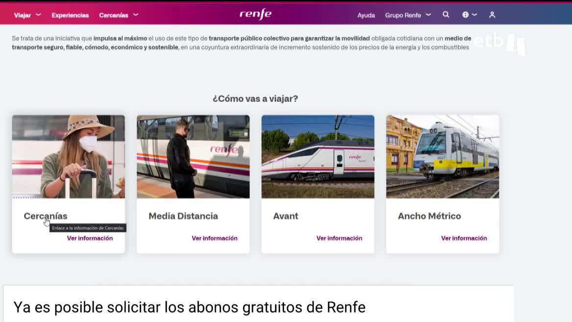 Descuento en el transporte