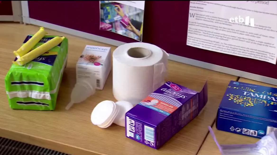 Productos menstruales. Imagen: EITB Media