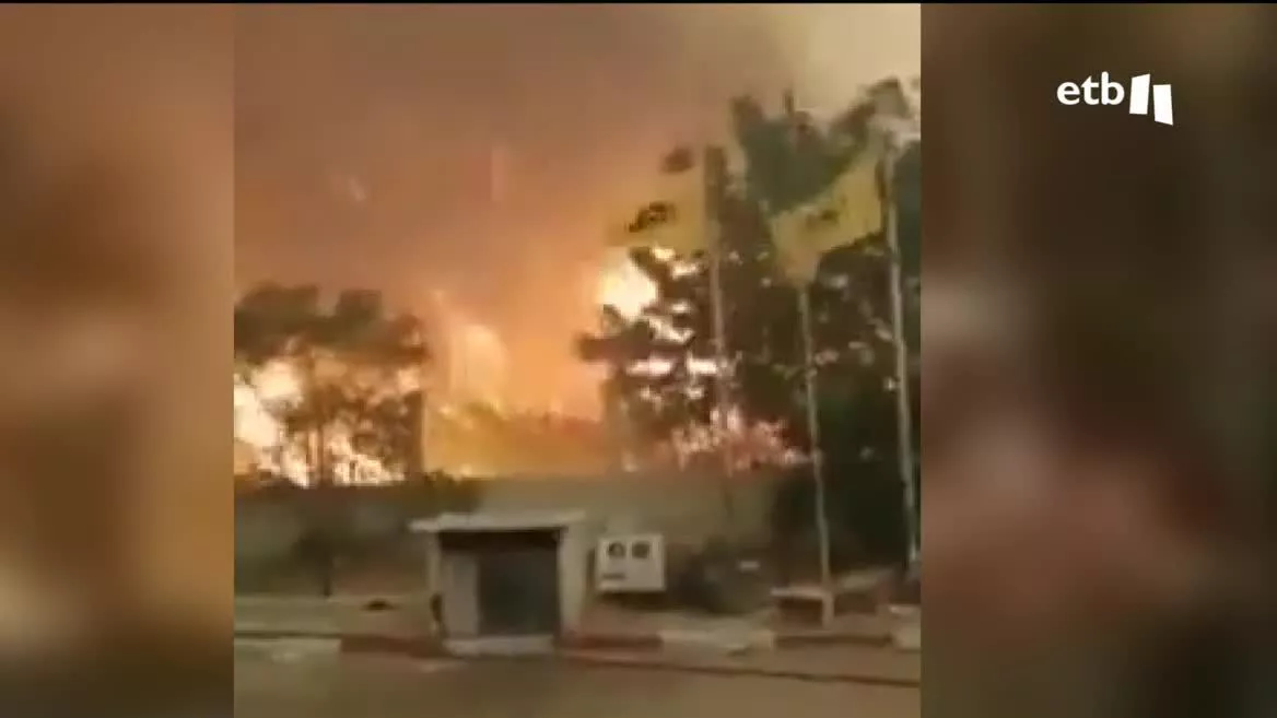 Incendio en Argelia