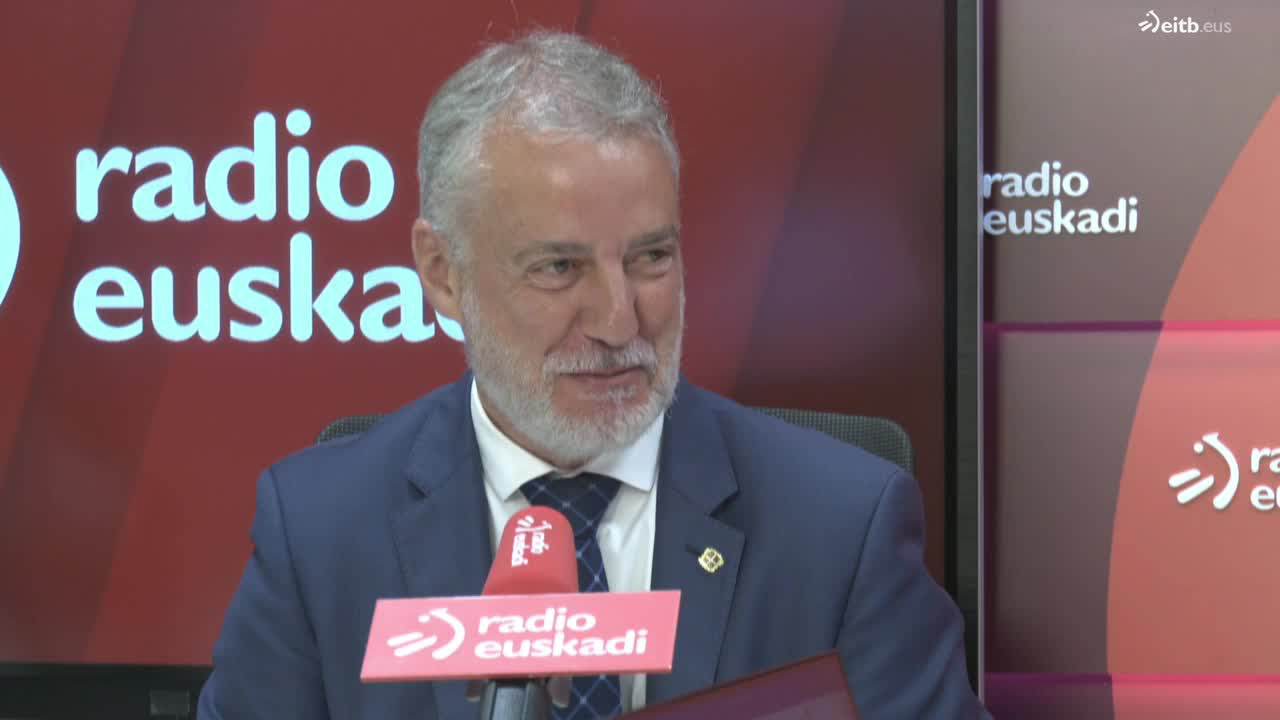 Iñigo Urkullu. Imagen obtenida de un vídeo de EITB Media.