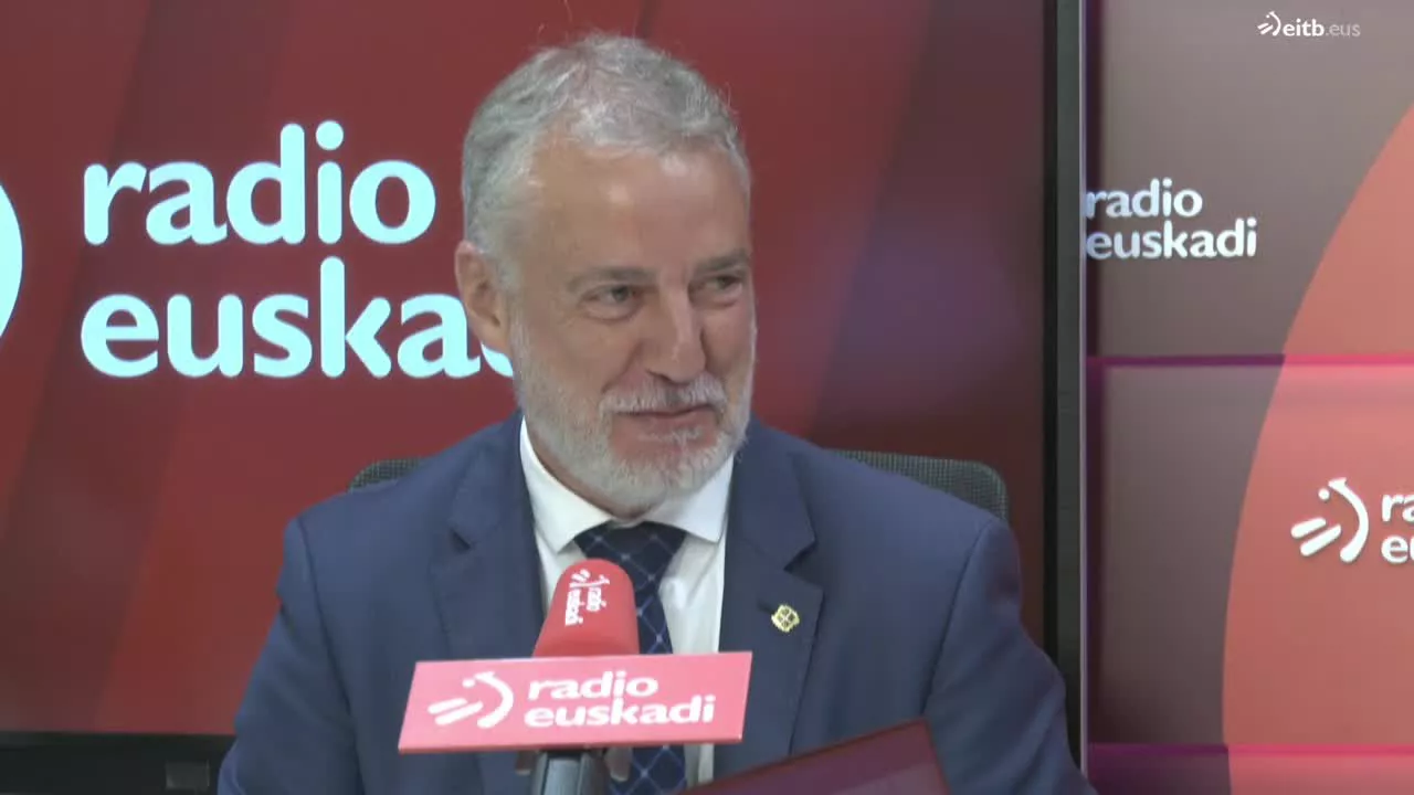 Iñigo Urkullu. Imagen obtenida de un vídeo de EITB Media.