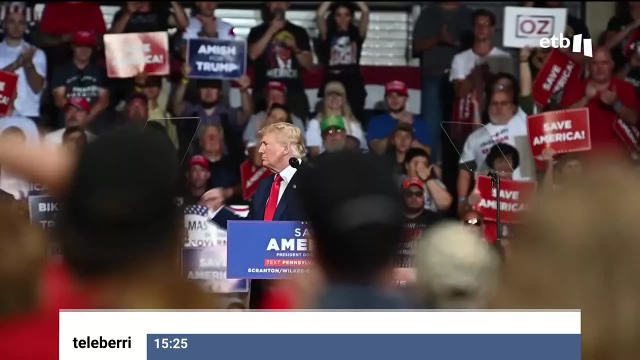 En un mitín del partido, el expresidente ha cargado contra el Departamento de Justicia, el FBI y, en especial, contra Joe Biden. Además, ha ridiculizado los coches eléctricos y ha dicho que si él fuera presidente, no habría guerra en Ucrania.
