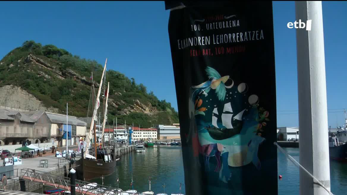 Getariako portua. EITB Mediaren bideo batetik ateratako irudia.