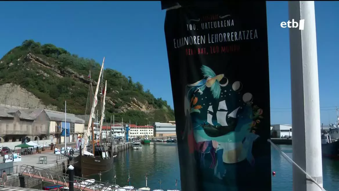 Getariako portua. EITB Mediaren bideo batetik ateratako irudia.