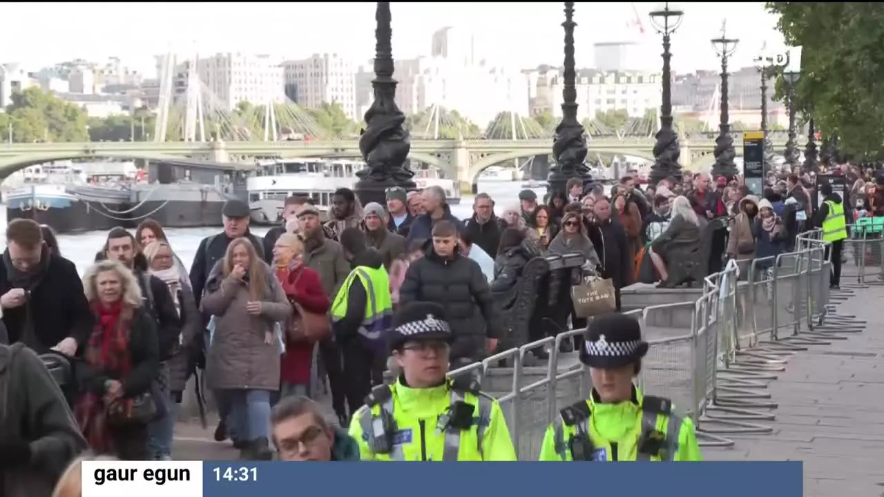 Londres. EITB Mediaren bideo batetik hartutako argazkia.