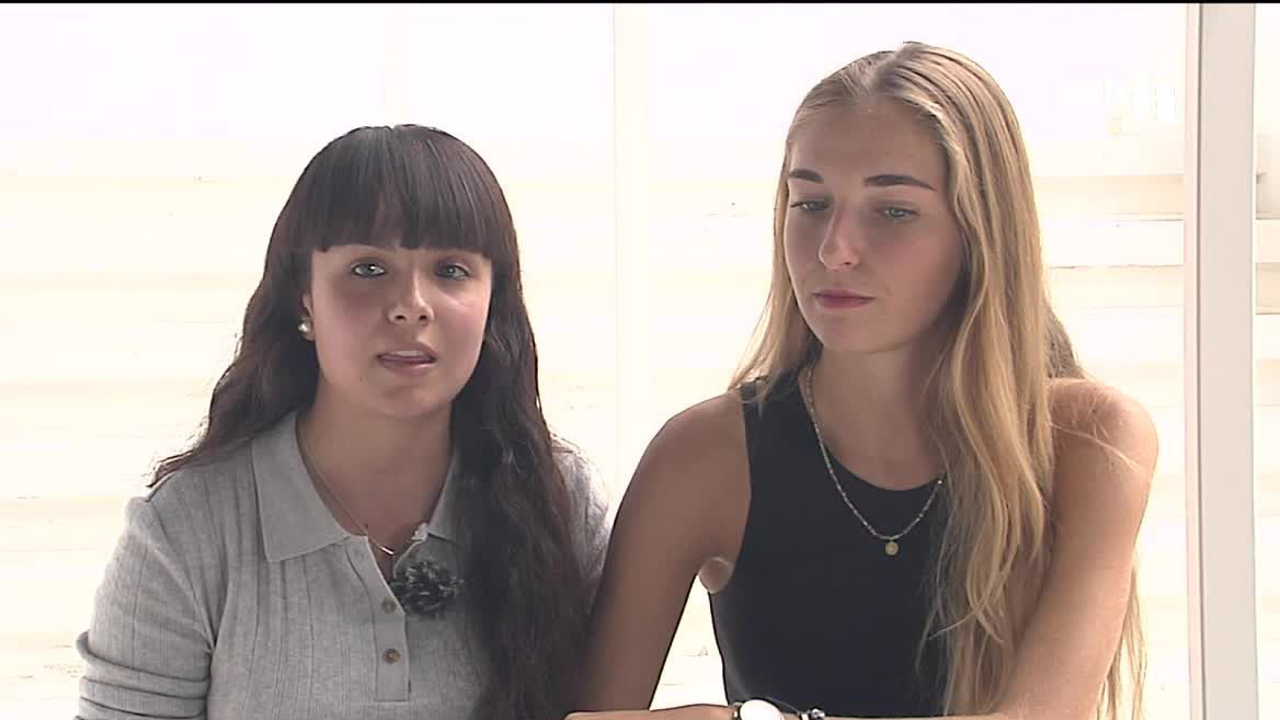 Estudiantes de ciencias políticas. Imagen obtenida de un vídeo de EITB.