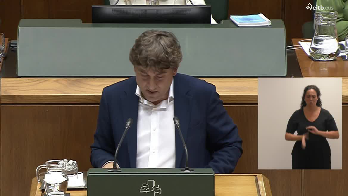 Eneko Andueza. Irudia: EITB Media