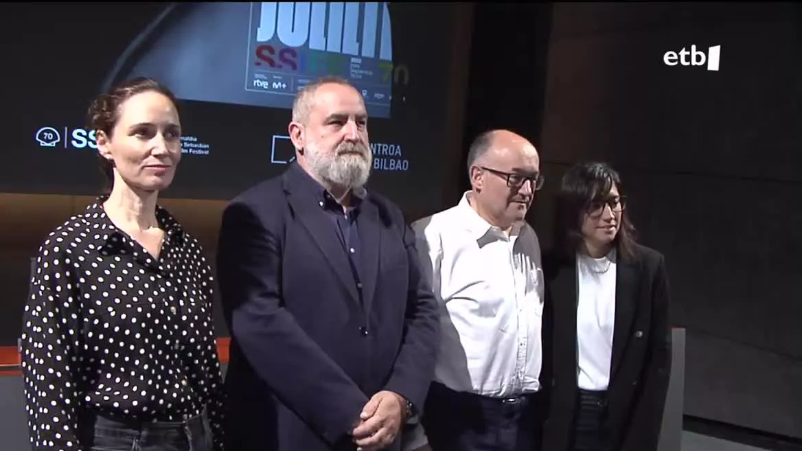 Bilboko aurkezpena. EITB Mediaren bideo batetik ateratako irudia.