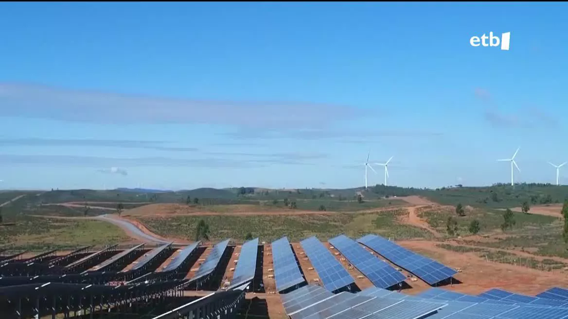 Energia berriztagarriak. Agentzietako bideo batetik ateratako irudia.