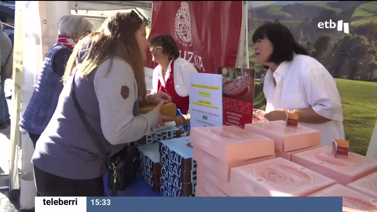 Kanbo esta mañana. Una foto obtenida de un vídeo de EITB Media.