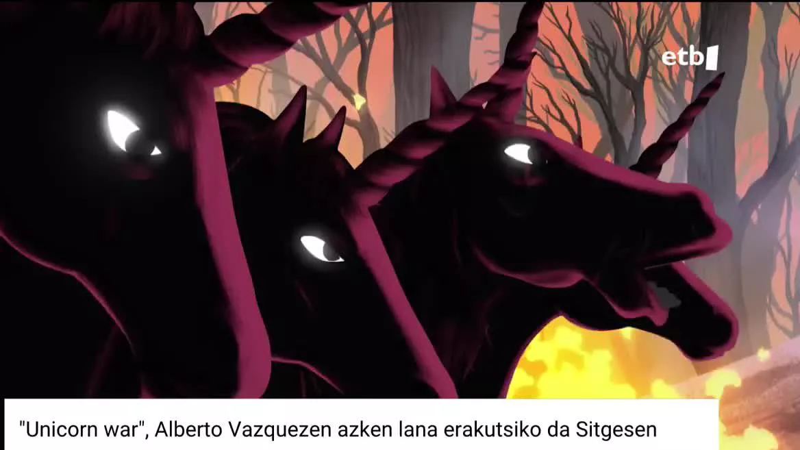Hartzatxoak eta unikorniak dira gerran, gatazka bortitzenean. Horrelakoa da Vazquezek Sitgesera ekarri duen unibertsoa. EITBk diruz lagundu duen pelikula urriaren 21ean helduko da zinema-aretoetara.