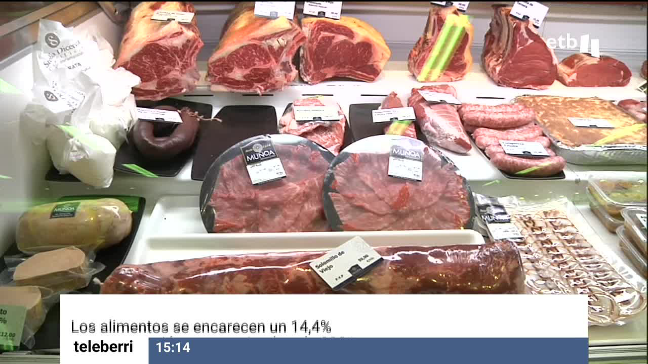 Legumbres y hortalizas, leche, quesos, huevos y carne son los productos que más se han encarecido, en el último año, en relación a septiembre de 2021.
