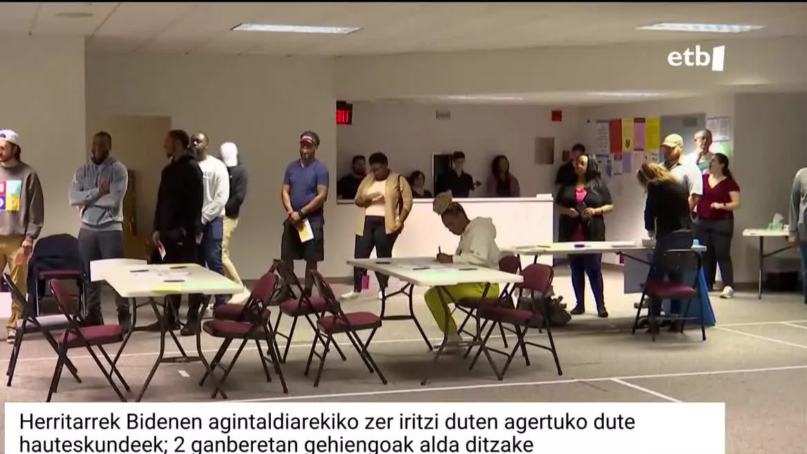 Legealdi erdiko hauteskundeak egin dituzte asteartean AEBen, Donald Trump presidente ohiaren itzal handiari so. Egunak pasa daitezke behin betiko emaitzak ezagutu arte.