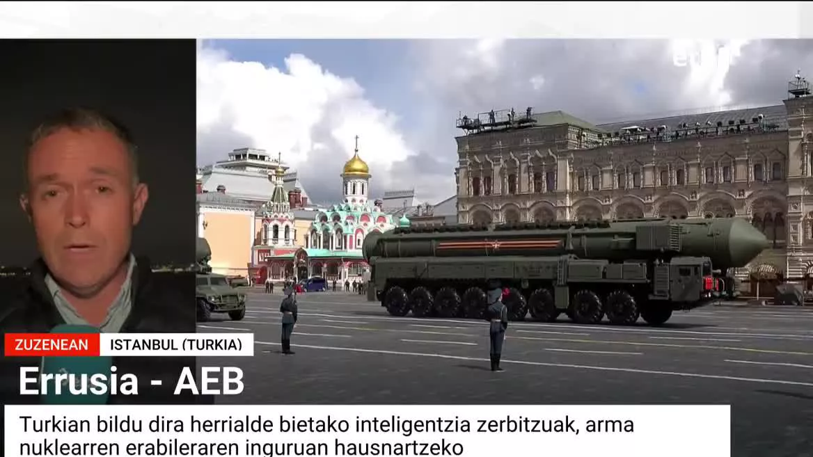 Ukrainako gerra gori-gori dagoen honetan, AEBko eta Errusiako Inteligentzia zerbitzuek bilera sekretua egin dute Turkian, arrisku nuklearra mahai gainean zegoela.