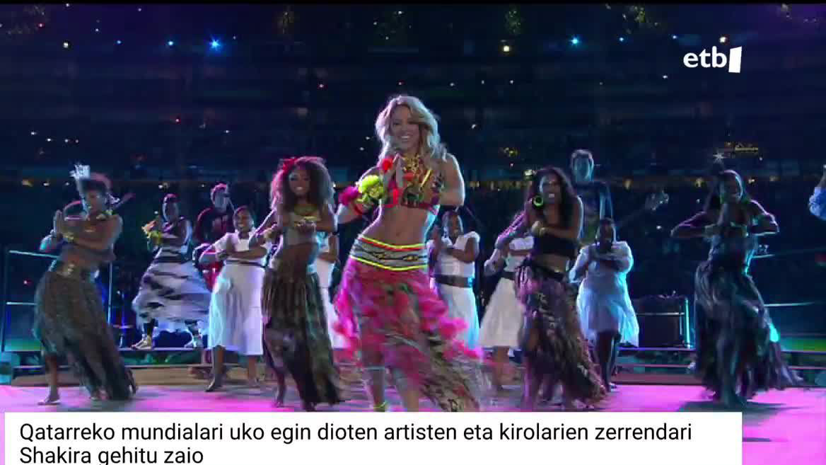 Shakira, Dua Lipa, Rod Stewart, Ibai Llanos... asko dira ezetz esan diotenak giza eskubideak urratzen dituen Erregimen batek antolatzen duen ekitaldi handian parte hartzeari.