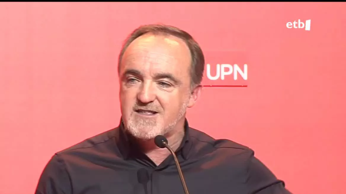 Javier Esparza UPNren presidentea, gaur.