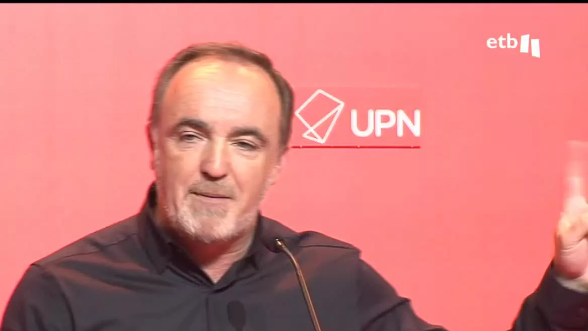 Javier Esparza, presidente de UPN, hoy.