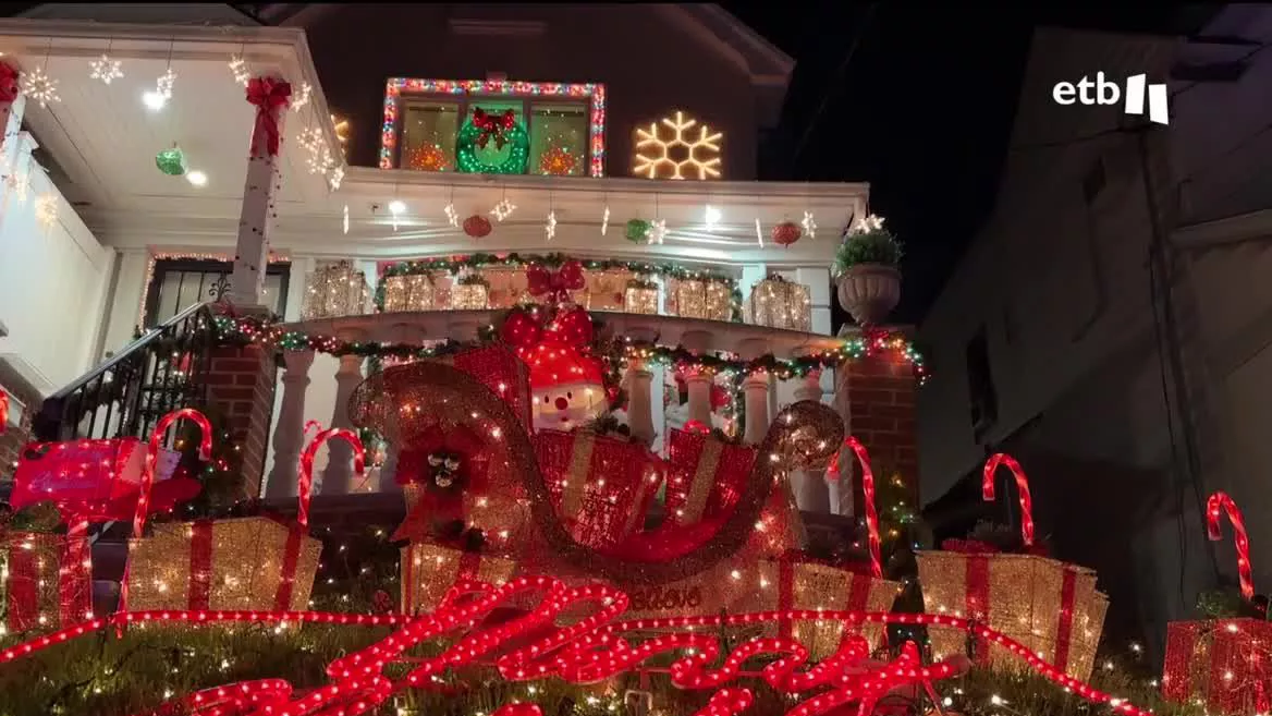Luces navideñas de Brooklyn.