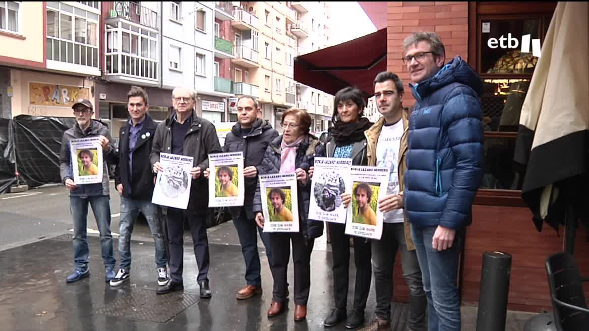 Se le perdió la pista en La Guajira (Colombia). Su familia y amigos han realizado hoy un concierto en Vitoria-Gasteiz para pedir que no se le olvide y que se retome su búsqueda.