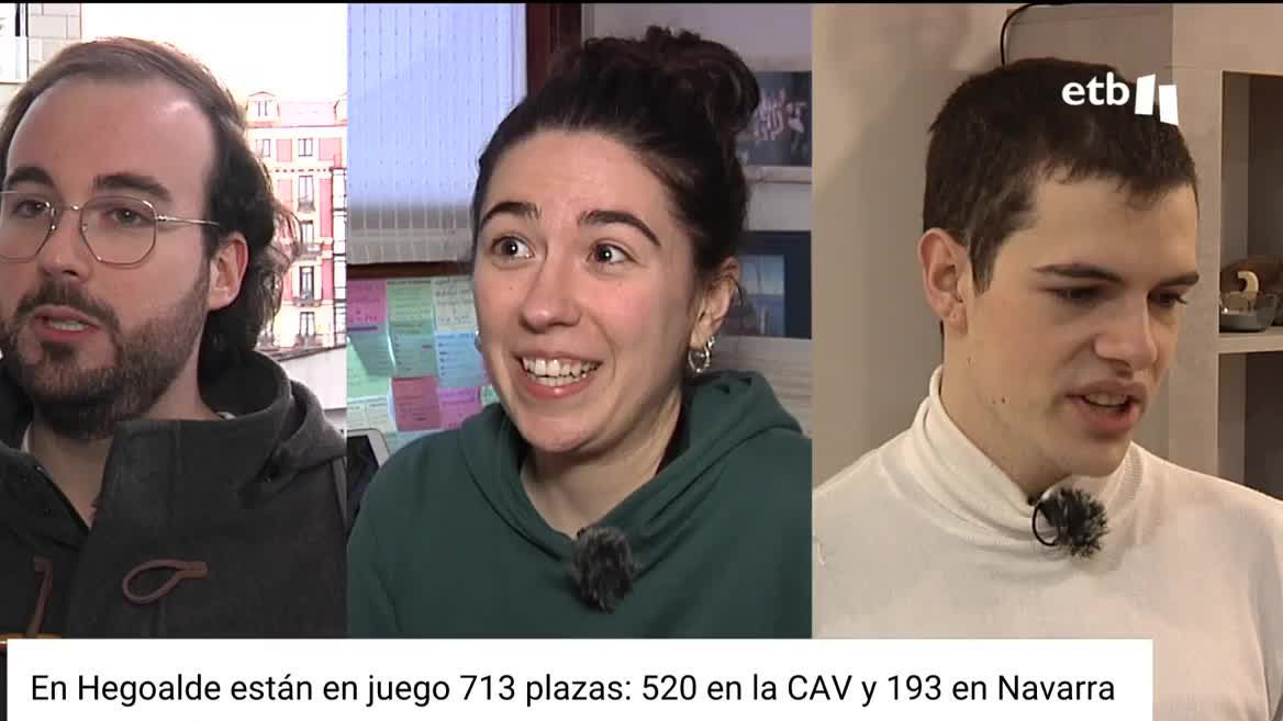 En la víspera del MIR, Miguel, Maialen y Cristian se han mostrado nerviosos, pero con ganas de hacer bien un examen que llevan preparando desde junio.