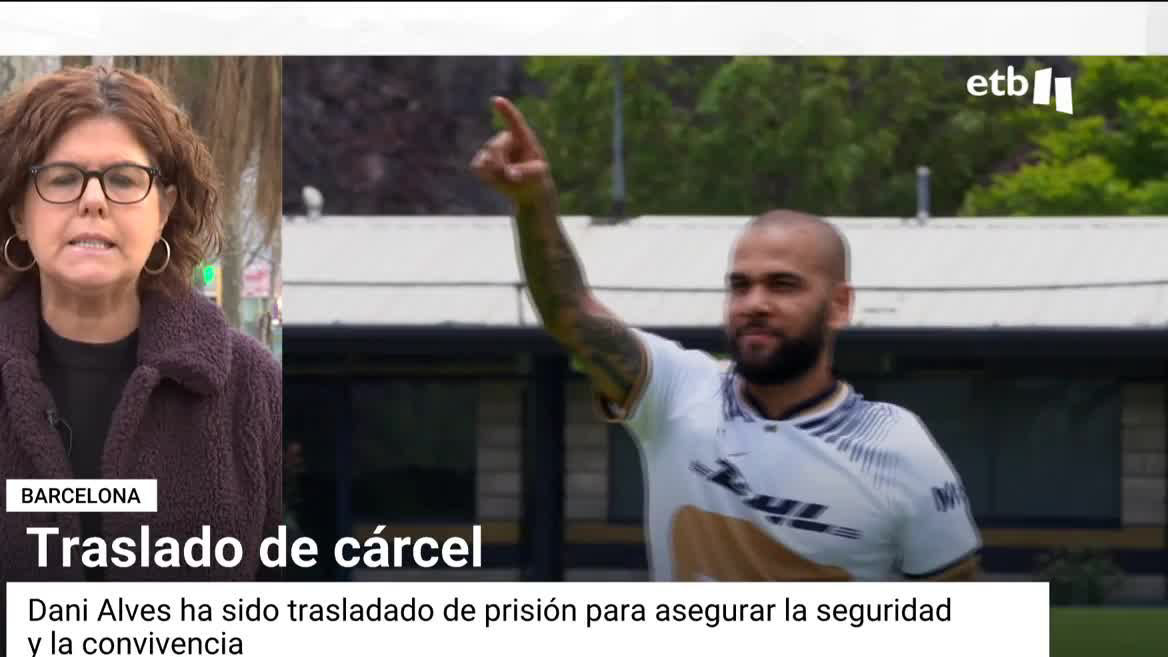 El Departamento de Justicia de la Generalitat ha trasladado este lunes a Alves de Brians-1 a Brians-2 para garantizar su "seguridad y normal convivencia". Según ha podido saber EITB Media en las últimas horas, su familia ha propuesto que la pena de prisión sea modificada con alguna otra medida.
