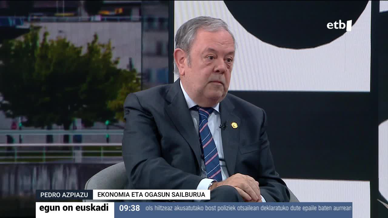 EAEn datua baxuagoa izango dela aurreratu du Ekonomia eta Ogasuneko sailburuak. Prezioak jaisten jarraitu dezaten jende askok egin beharko duela lan gehitu du.