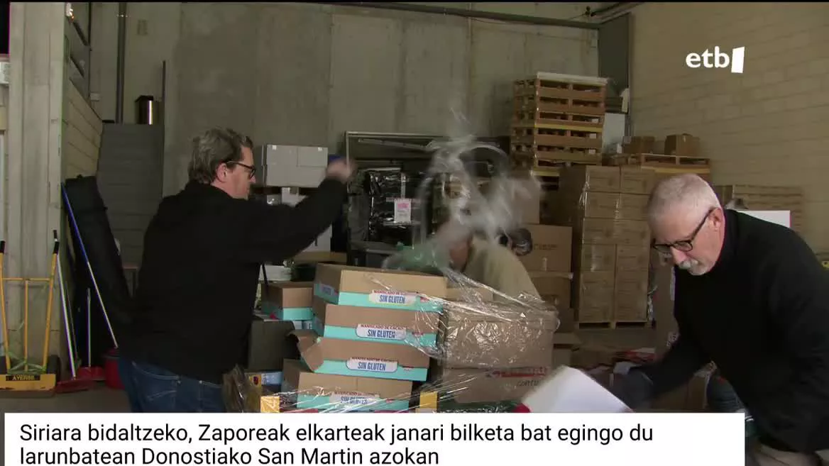 San Martin azokan egingo du, hain zuzen ere; eta galkorrak ez diren elikagaiak ez ezik, higiene produktuak eta mantak ere bildu nahi dituzte.