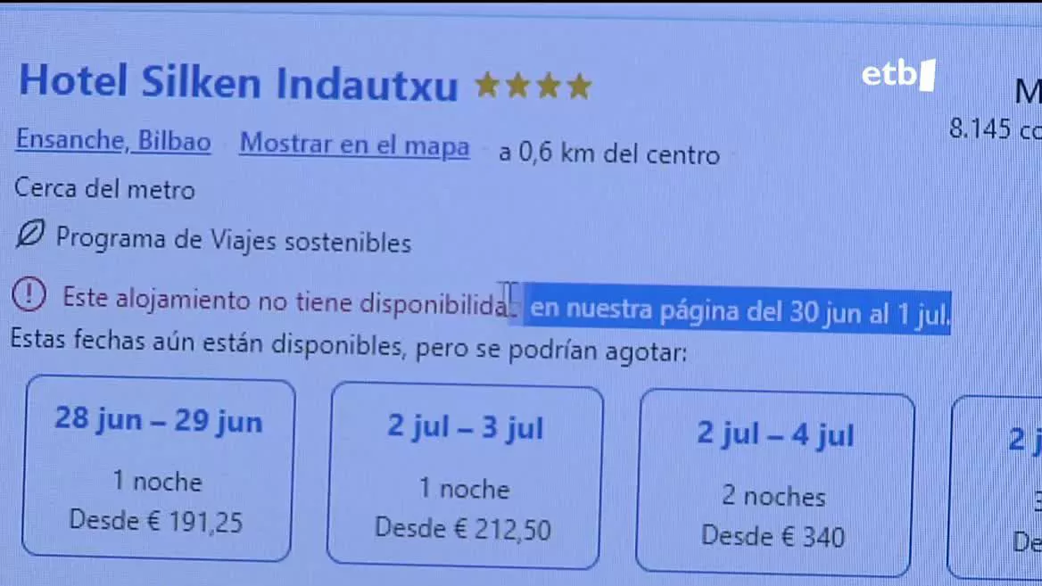 Bilbon lo egiteko hotelak nahiz etxeen alokairuak nabarmen garestitze ari dira ekainaren 30etik uztailaren 1era izango den Tourragatik. Bilboko alkateak erantzukizunez eta etorkizunera begira jokatzeko eskatu du, helburua bisitariak hiriburura itzultzea baita.