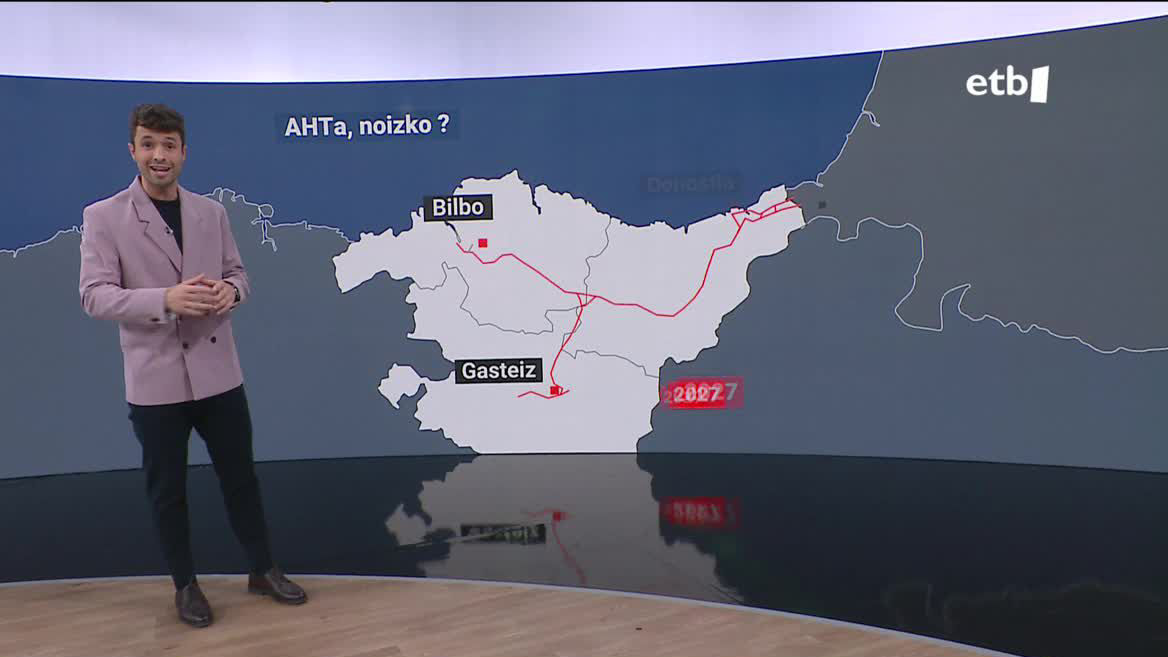 Azken aurreikuspenaren arabera, 2027rako egongo litzateke, baina ez osorik. Ordurako ez lirateke prest egongo Bilboko eta Gasteizko lurrazpiko geltokiak.