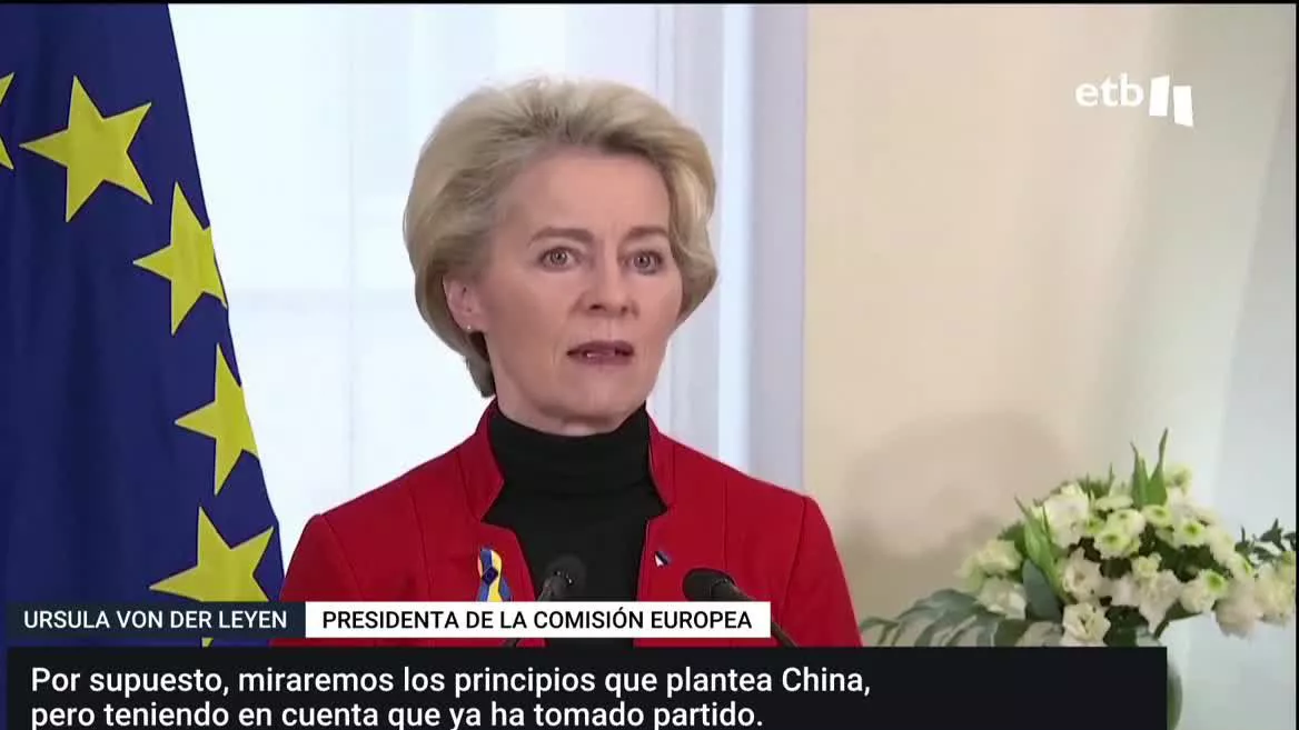 Los principales aliados de Ucrania no se fían de la propuesta lanzada por Beijing. Los corresponsales de EiTB explican la postura de cada país.