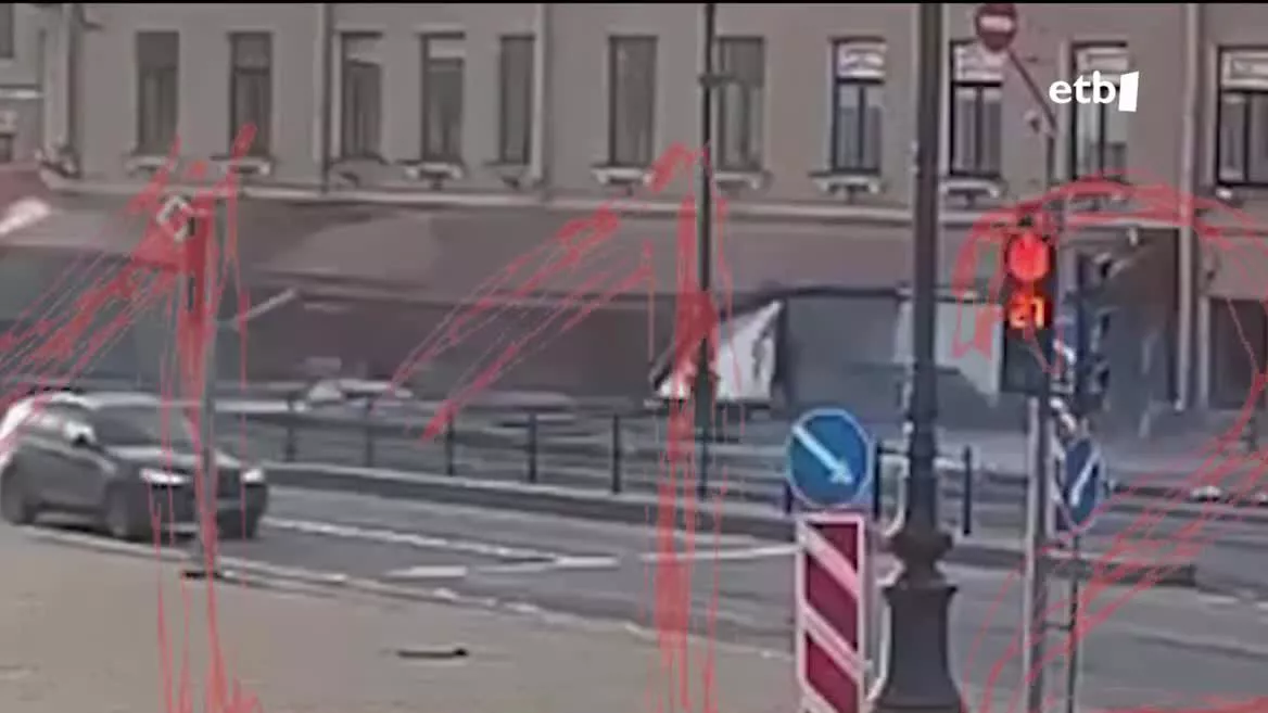 Atentatuaren uneko irudia. Artxiboko argazkia: EITB Media