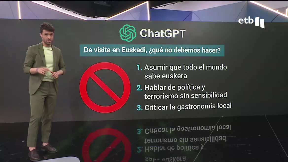 Hemos querido hacer un experimento y hemos preguntado al chat de inteligencia artificial ChatGPT si merece la pena visitar Euskal Herria y también le hemos pedido razones.
