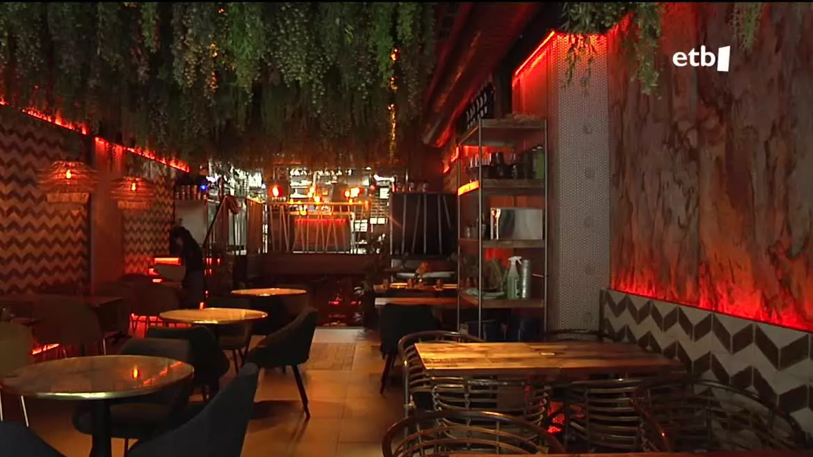 El restaurante de la cadena Burro Canaglia en Bilbao. EITB