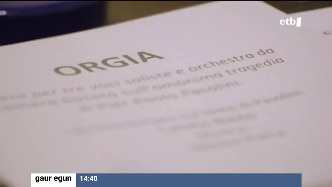 Ekainaren 22 eta 24an egongo da ikusgai opera, Bilboko antzokian. Hèctor Parrak konposatu du musika, eta Calixto Bieitok libretoa idatzi. Pierre Bleuseren zuzendaritzapean, Ensemble Intercontemporainek interpretatuko du, besteak beste Jone Martinezen ahotsak lagunduta.