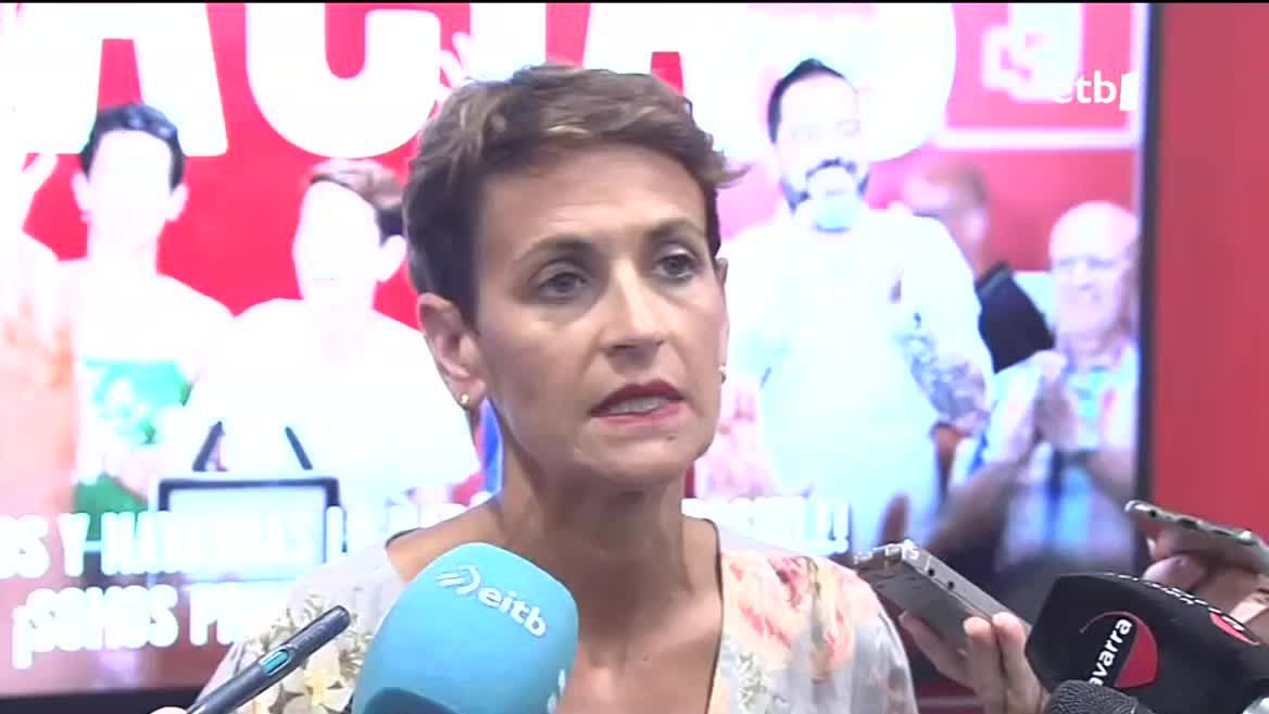 Maria Chivite PSNren idazkari nagusiak adierazi du Gobernua osatzeko negoziazioei berrekingo diela, eta emaitza onek bere zilegitasuna berresten dutela.