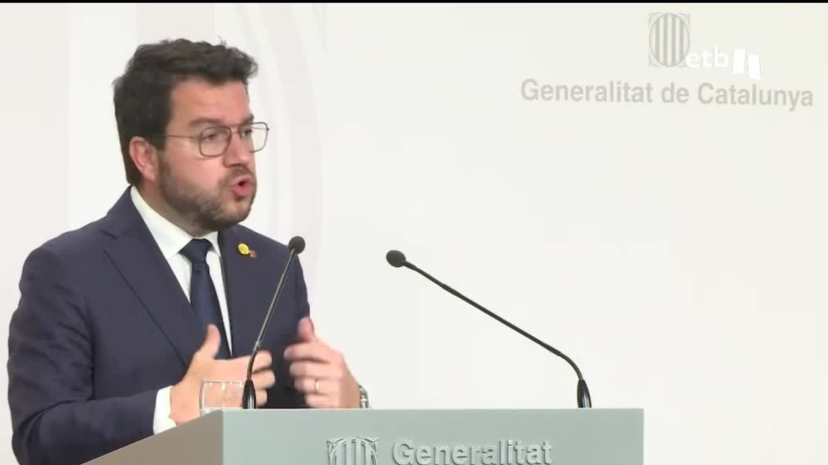 El sí necesario de los partidos catalanes a la investidura de Sánchez pasa por una votación sobre la independencia de Cataluña. Así lo ha asegurado el president de la Generalitat Pere Aragones. Que ha reclamado a Sánchez que se mueva.